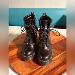 Dr Martens Persephone high heel boots size 7 Black Women's Boots